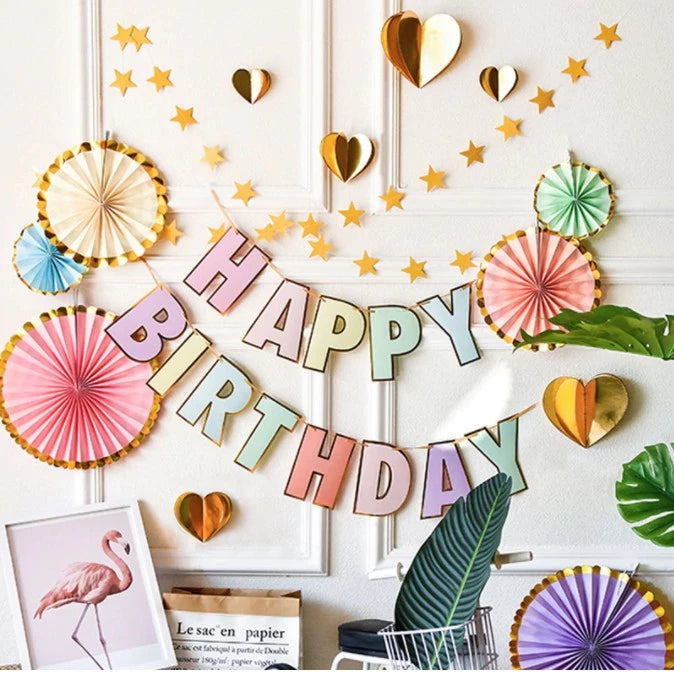 Macaron Birthday Garland
