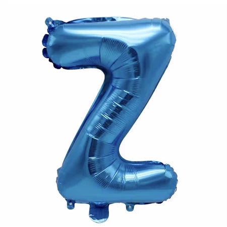 Blue Letter Foil Balloon, 40 cm