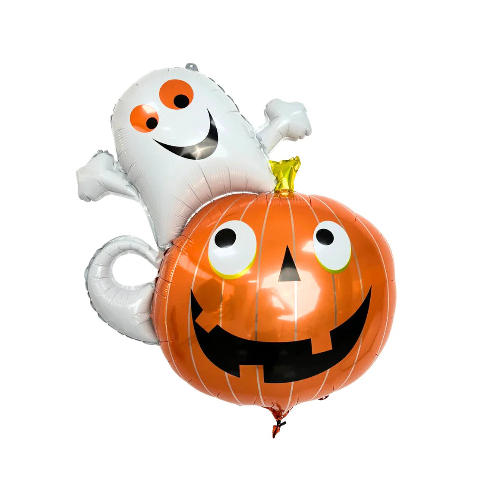 Halloween Pumpkin Ghost Foil Balloon