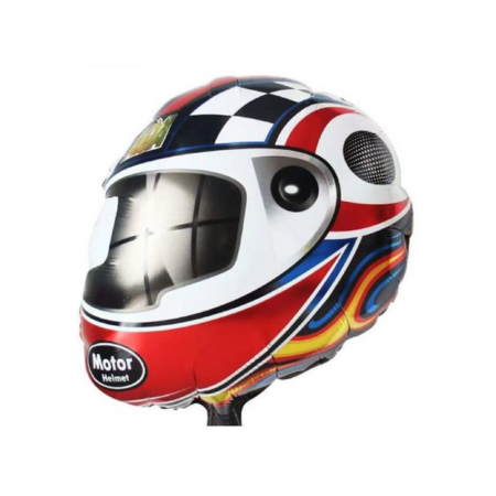 Motorbike Helmet Foil Balloon
