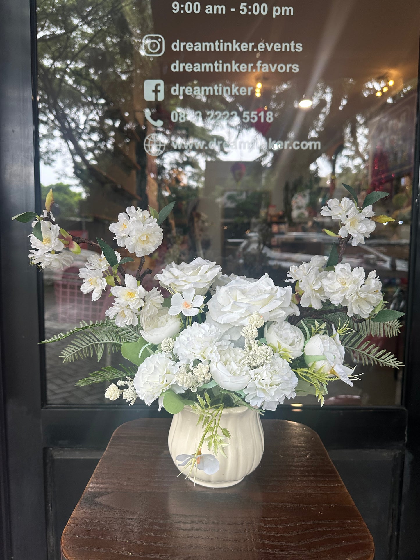 Pure Serenity Artificial Flower in Vase