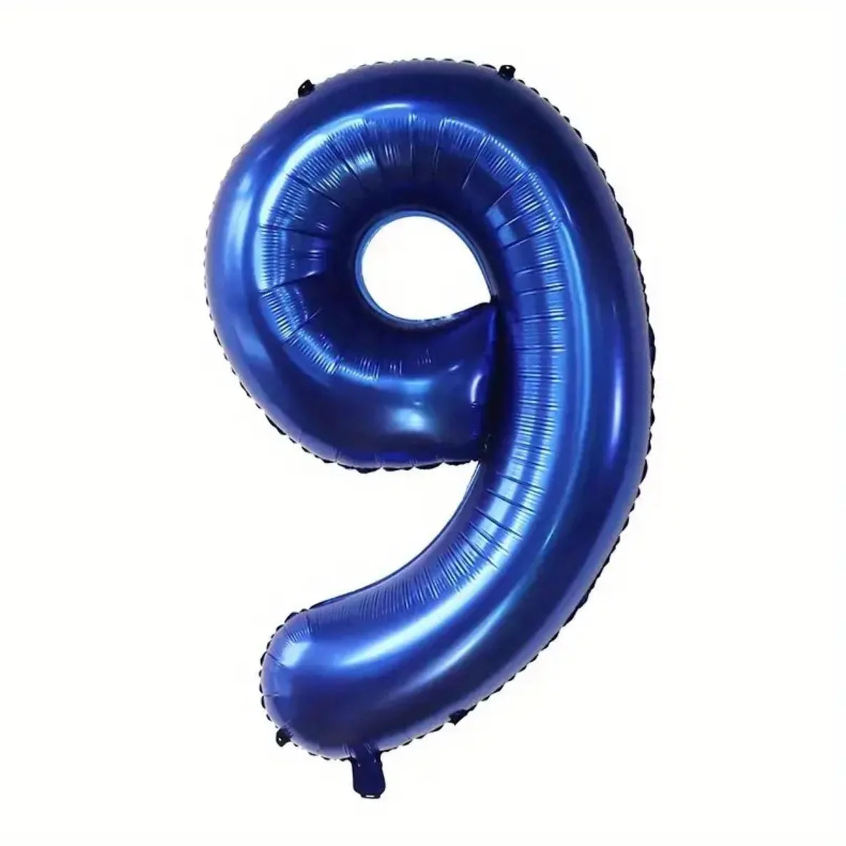 Blue Navy Number Foil Balloon, 80 cm