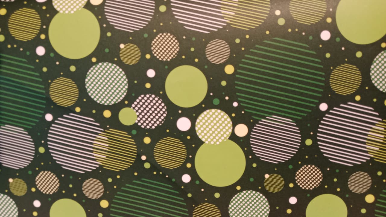 Abstract polkadots Wrapping Paper, Jumbo