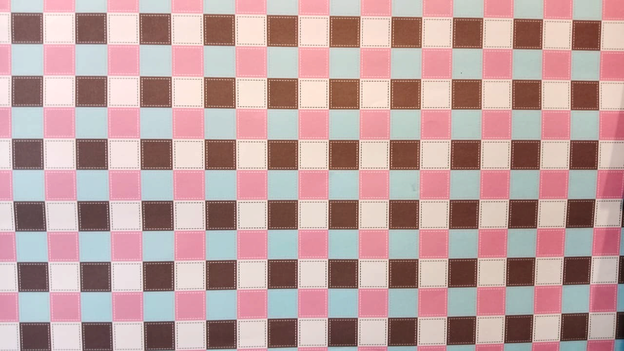 Checkered Motif Wrapping Paper, Small