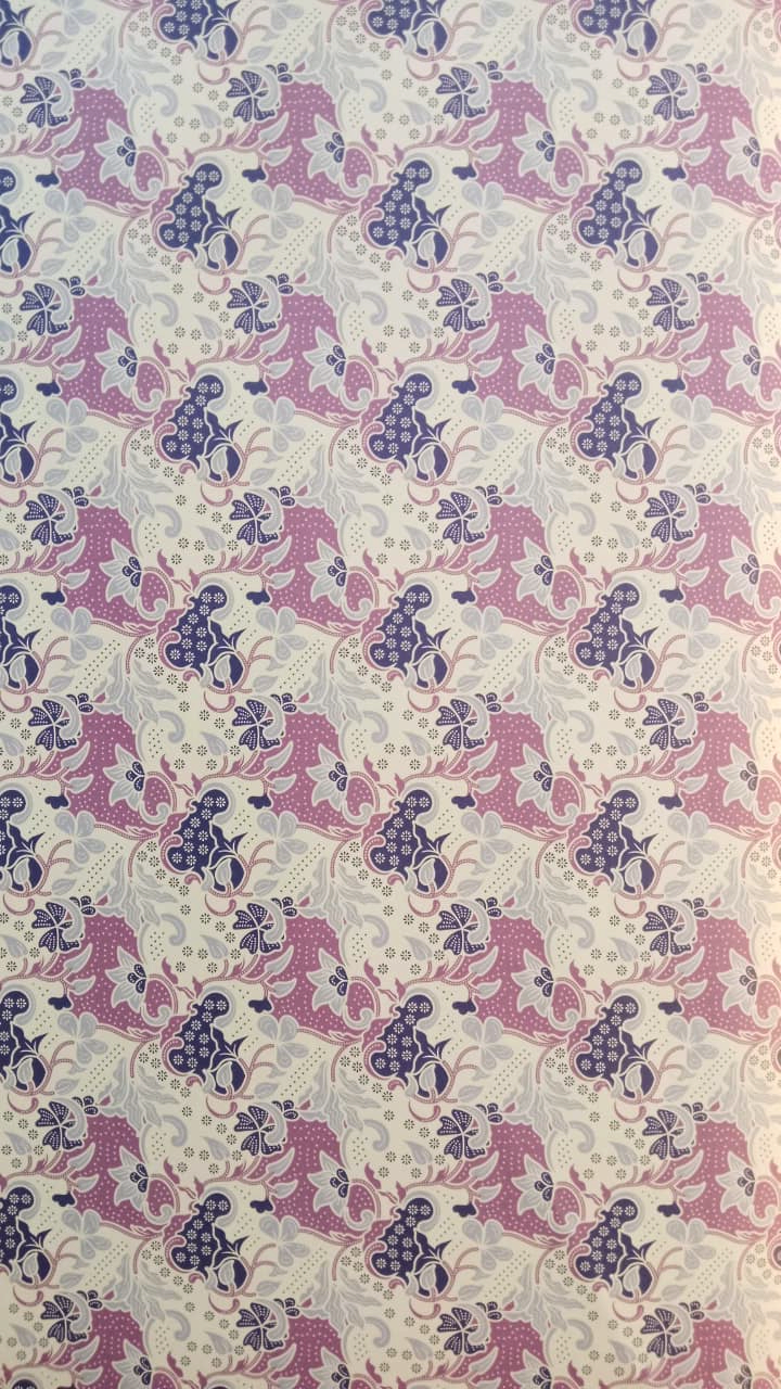 Purple Batik Motif Wrapping Paper, Small