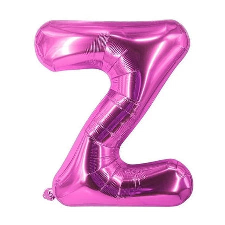 Fuschia Letter Foil Balloon, 40 cm