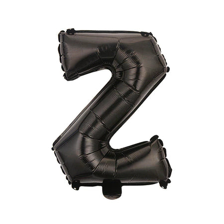 Black Letter Foil Balloon, 40 cm