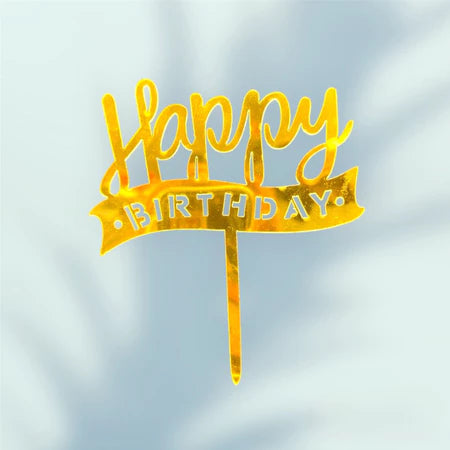 Happy Birthday Cake Topper