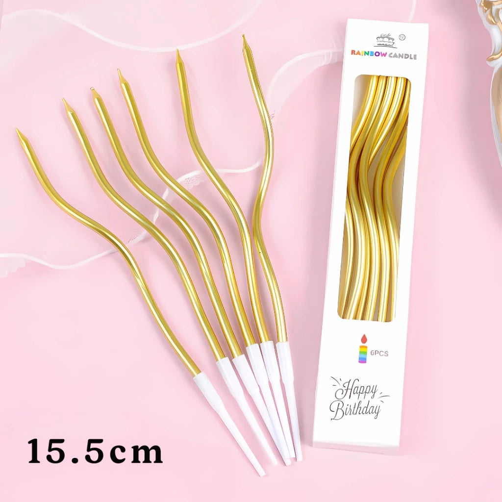 Spiral Candle Happy Birthday