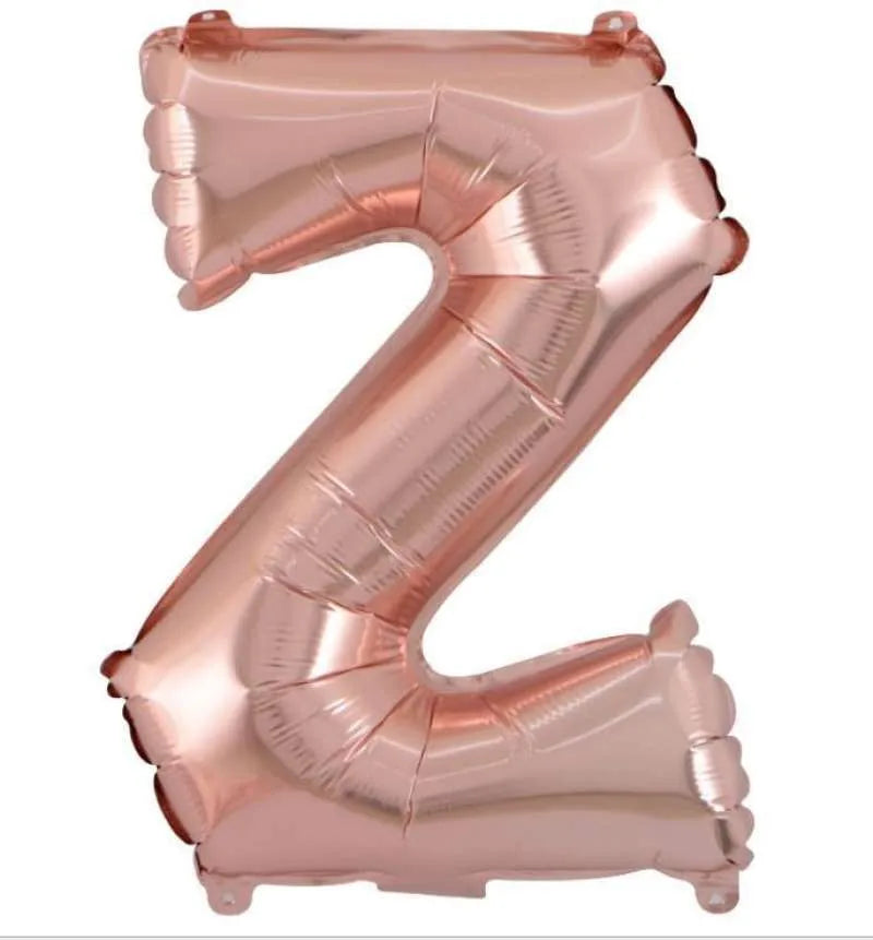 Rose Gold Letter Foil Balloon, 40 cm
