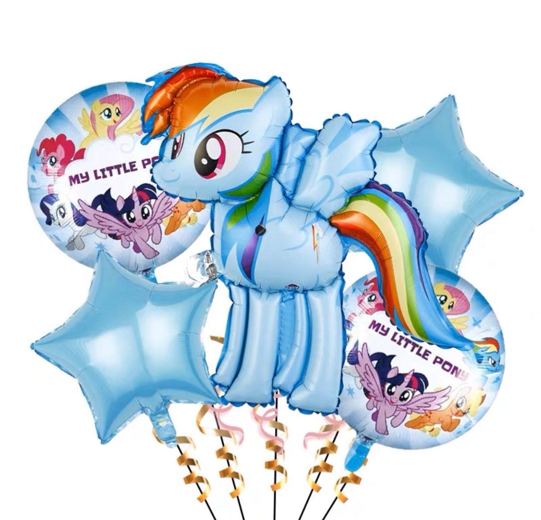 Little Pony Foil Balloons Set