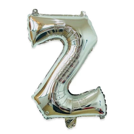 Silver Letter Foil Balloon, 40 cm