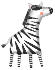 Zebra Foil Balloon