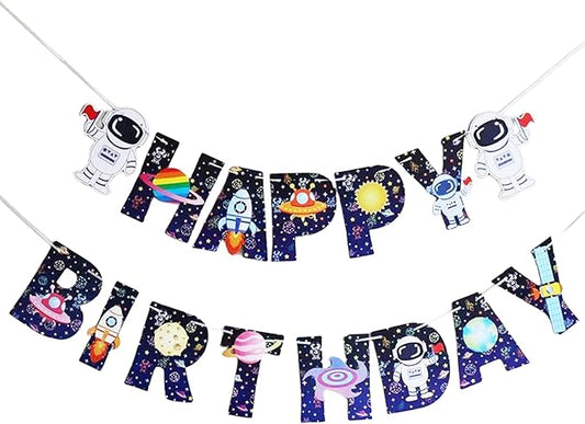 Astronaut Birthday Garland