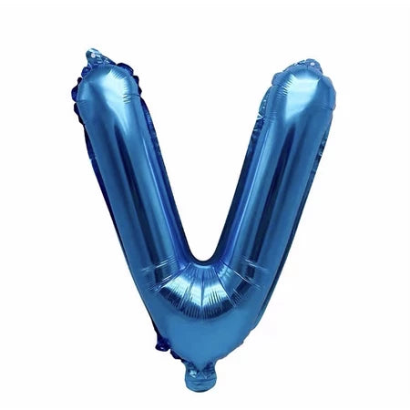 Blue Letter Foil Balloon, 40 cm