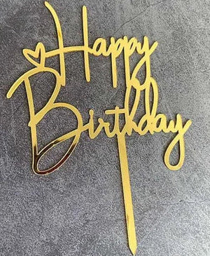 Latin Happy Birthday Cake Topper