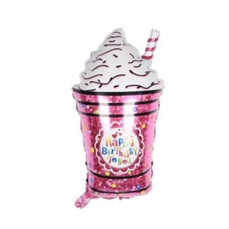 Ice Cream Theme Cream Macchiato Foil Balloon