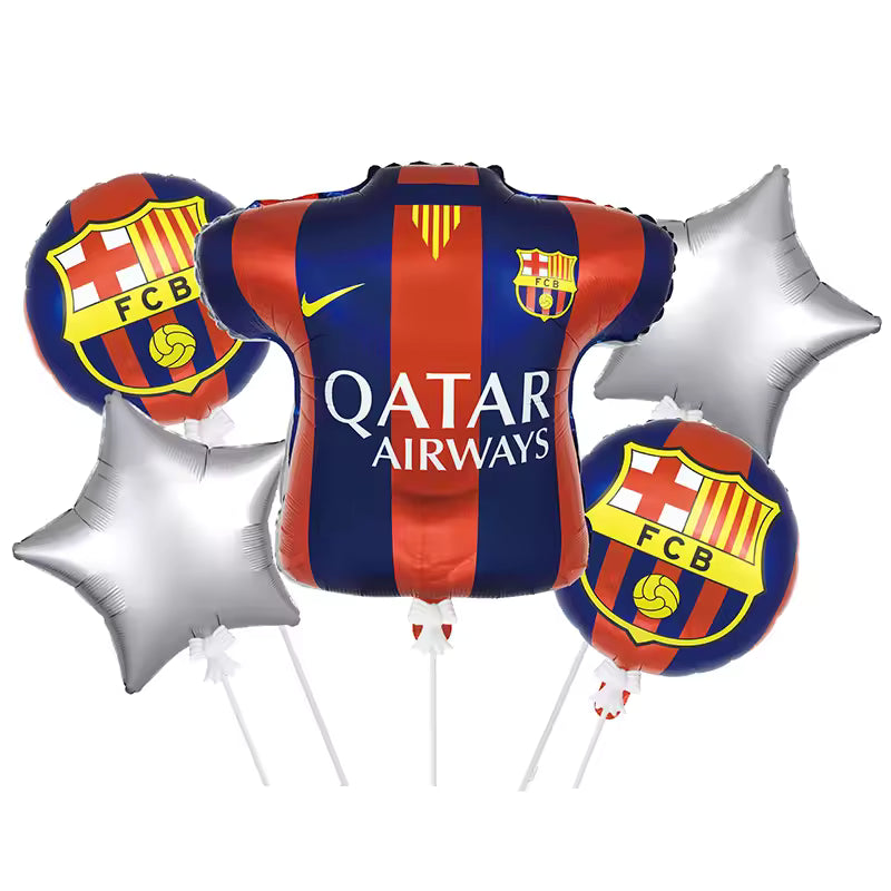 World Cup Qatar FC Foil Balloons Set
