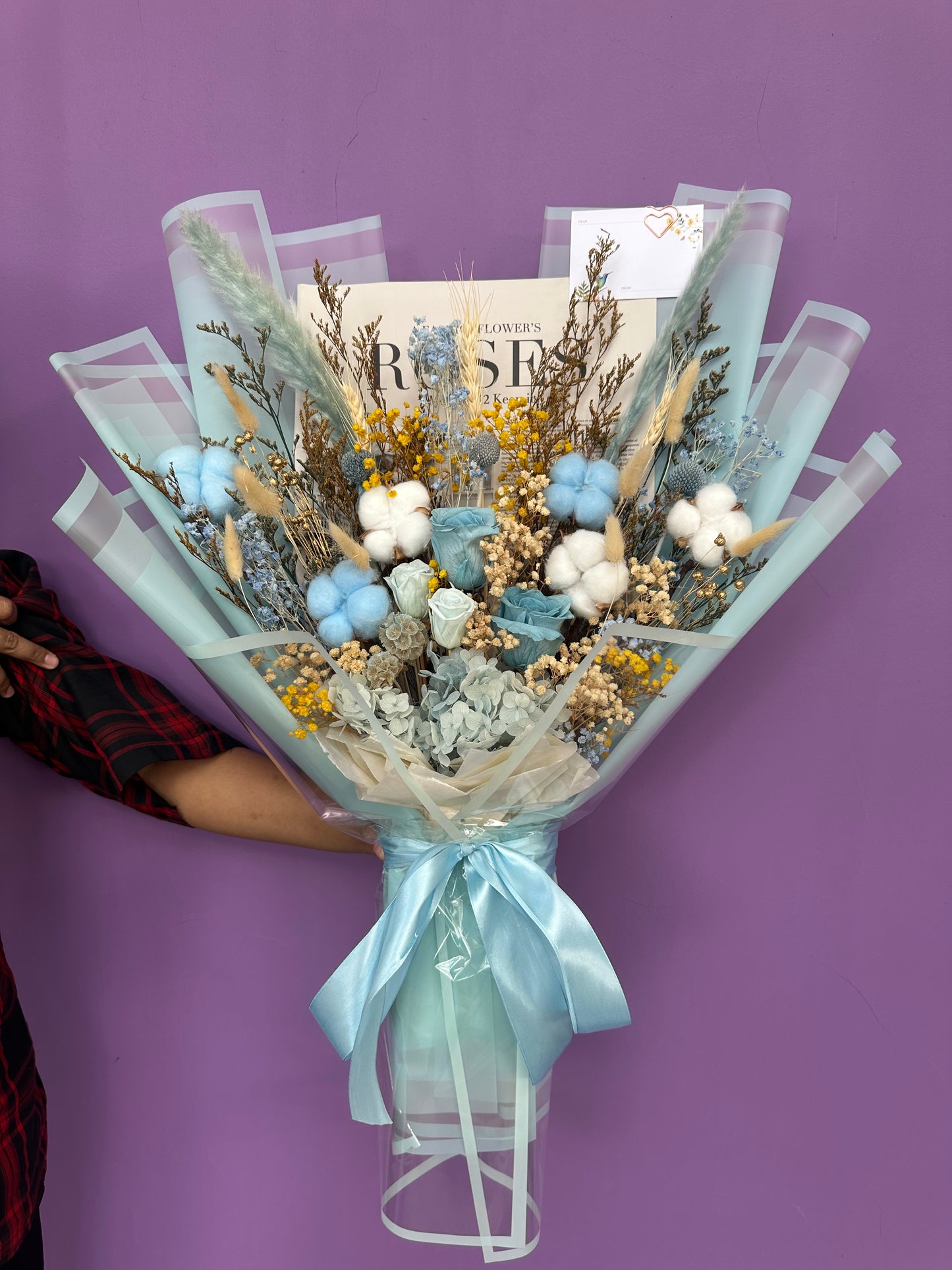 Preserved Flower Bouquet Package