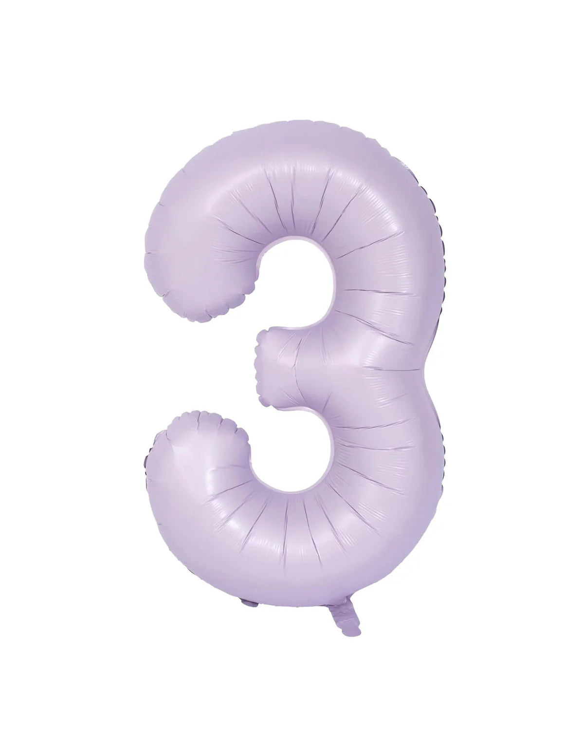 Lilac Number Foil Balloon, 100 cm