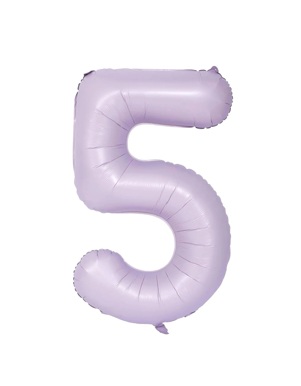 Lilac Number Foil Balloon, 100 cm
