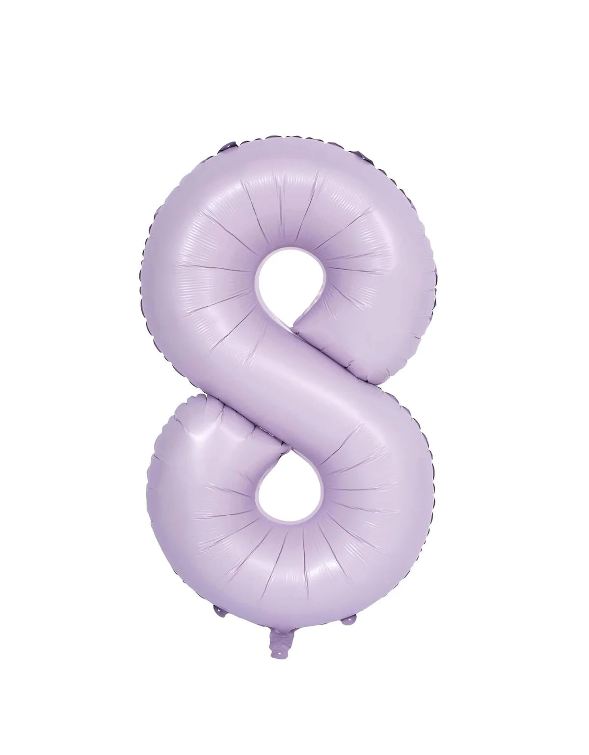 Lilac Number Foil Balloon, 100 cm