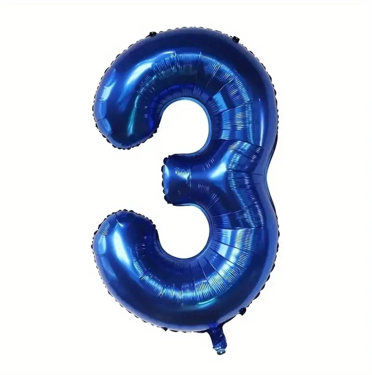 Blue Navy Number Foil Balloon, 80 cm