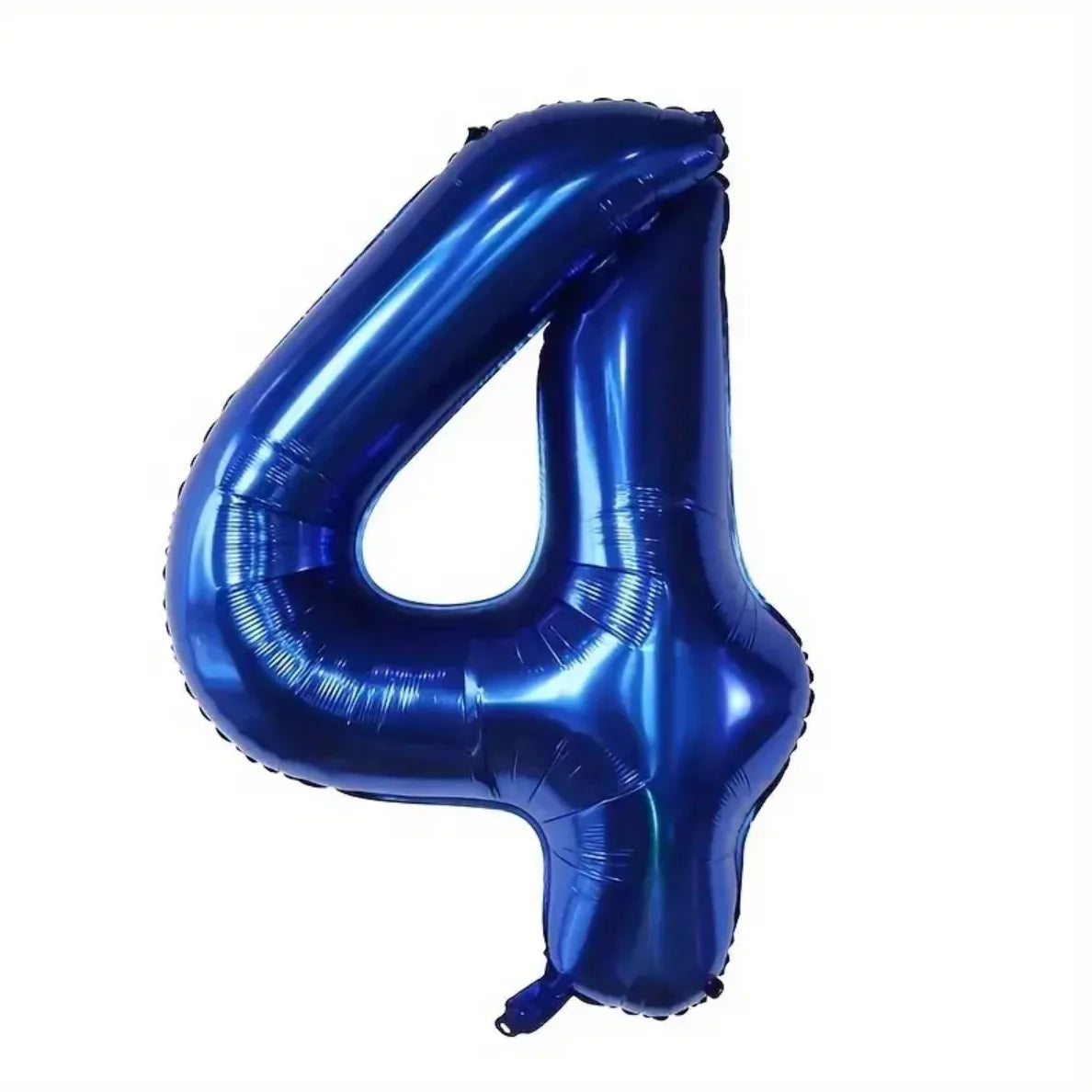 Blue Navy Number Foil Balloon, 80 cm