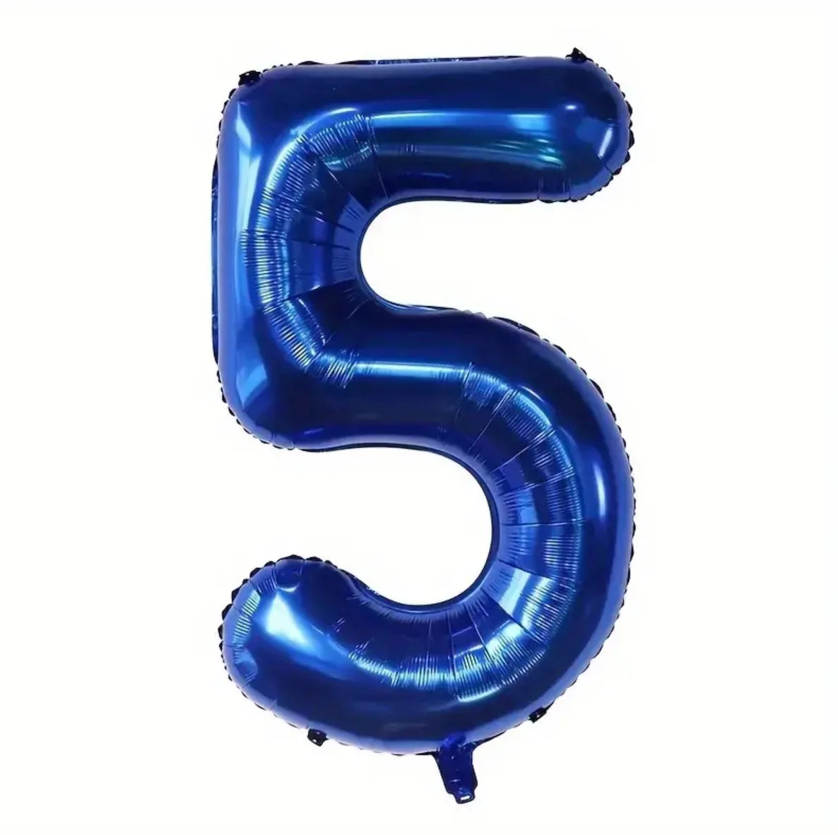 Blue Navy Number Foil Balloon, 80 cm