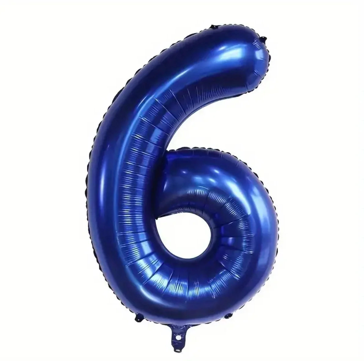Blue Navy Number Foil Balloon, 80 cm