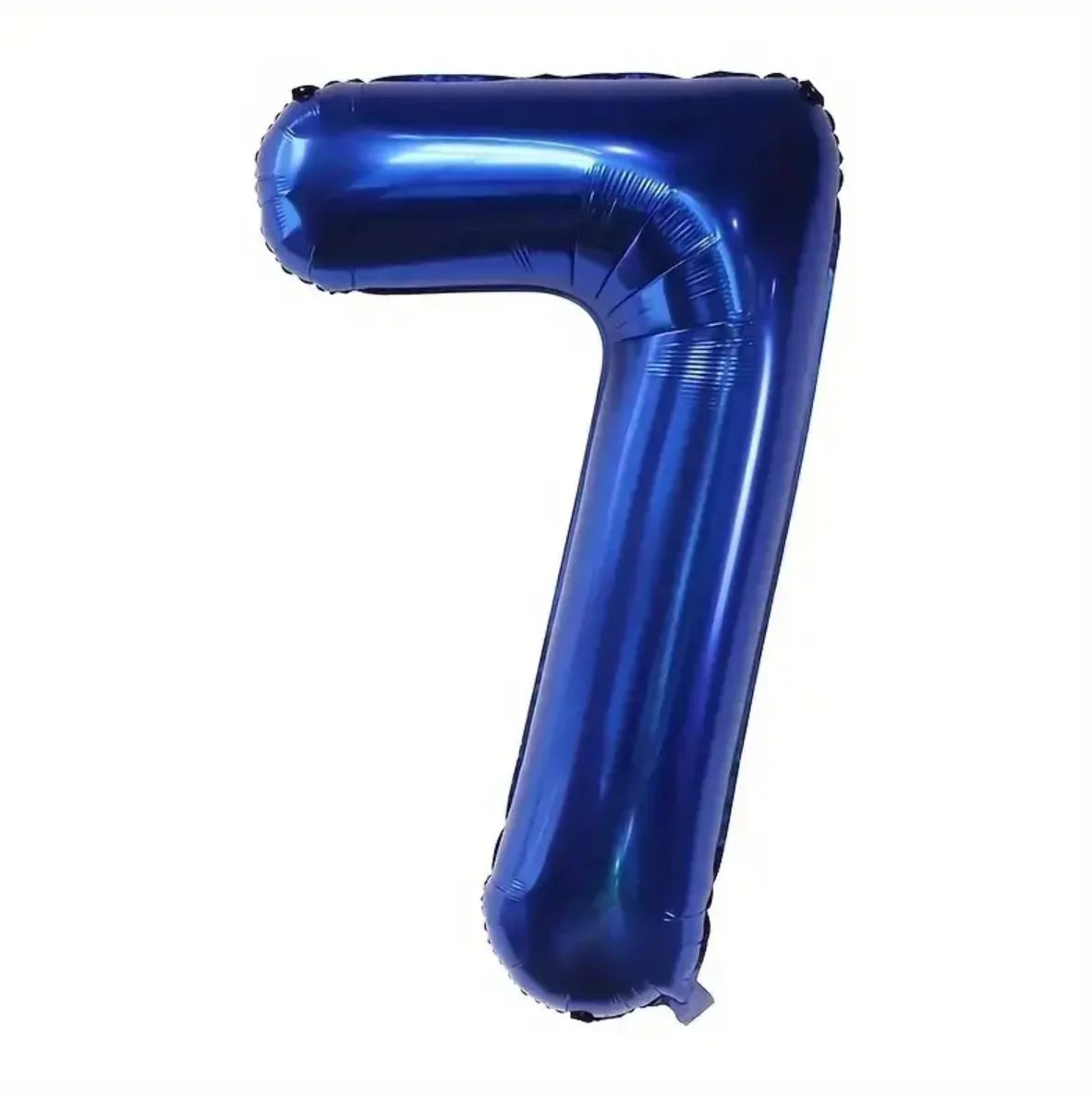 Blue Navy Number Foil Balloon, 80 cm