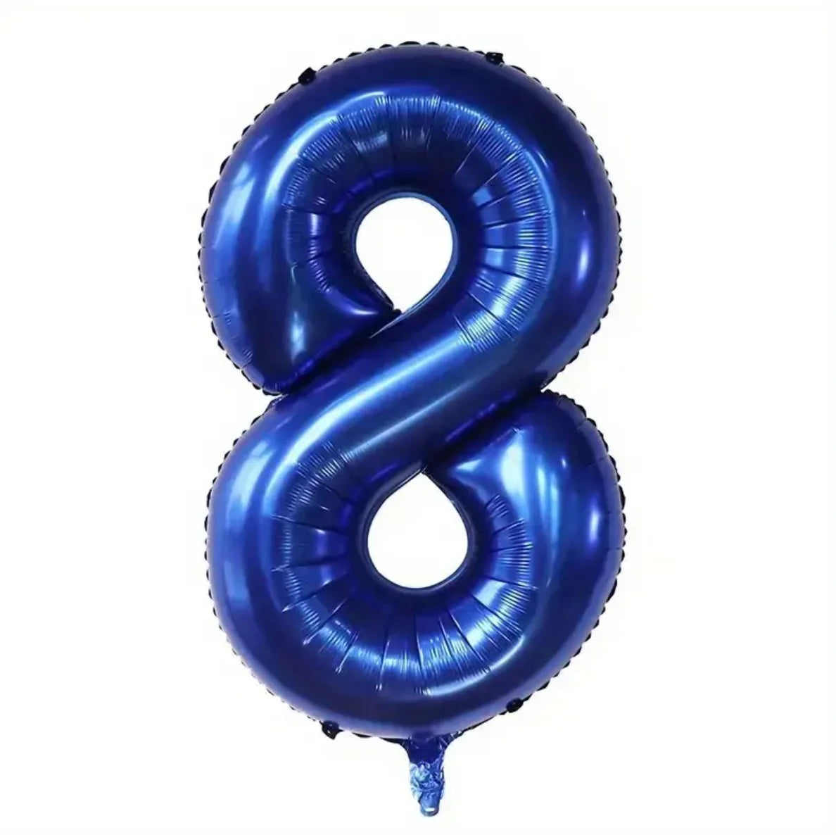 Blue Navy Number Foil Balloon, 80 cm