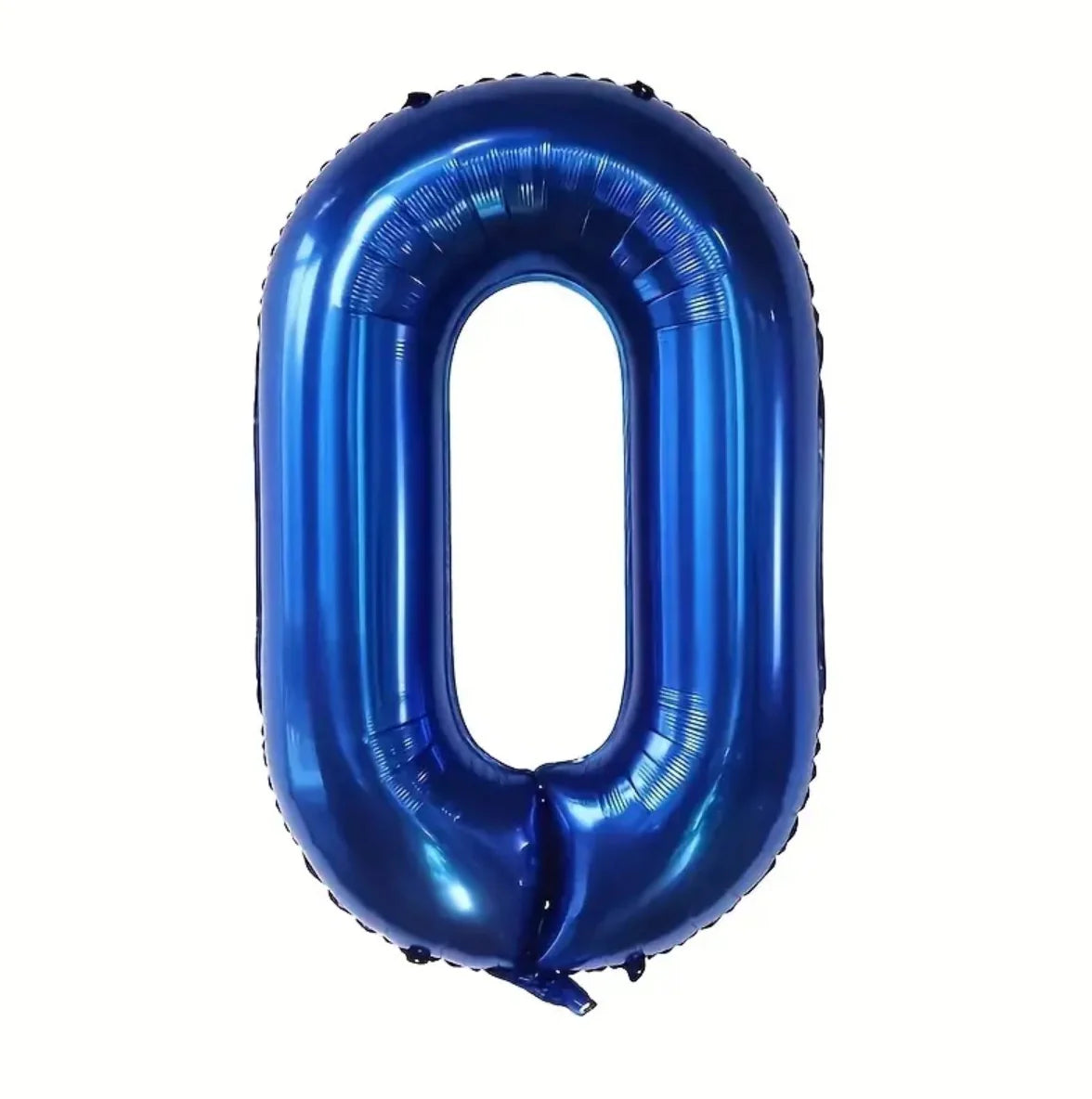 Blue Navy Number Foil Balloon, 80 cm
