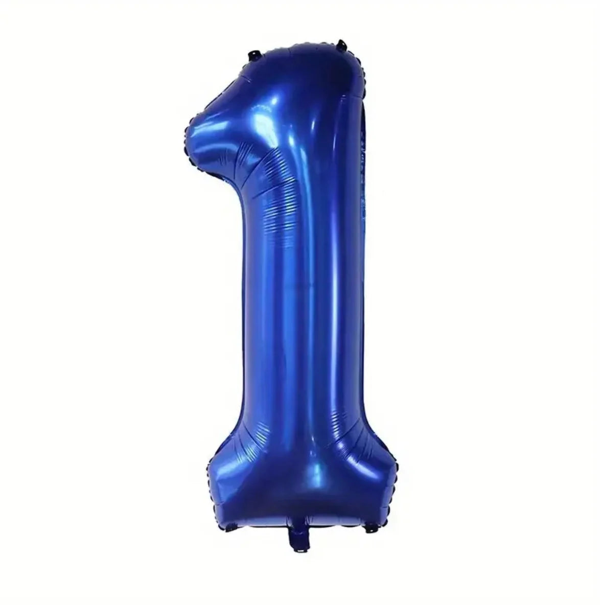 Blue Navy Number Foil Balloon, 80 cm