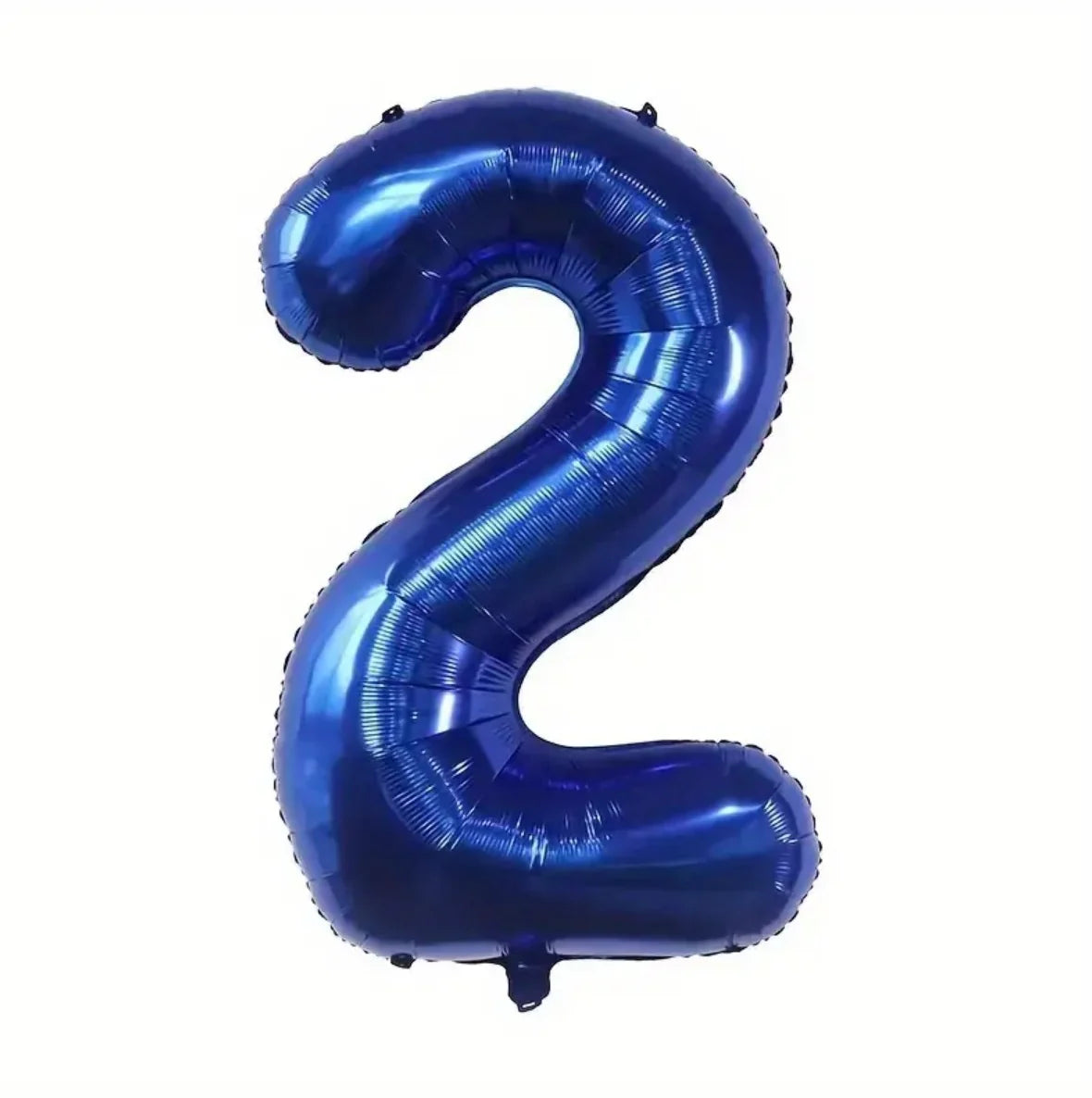 Blue Navy Number Foil Balloon, 80 cm