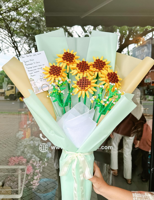 Sun Flower Lego Bouquet