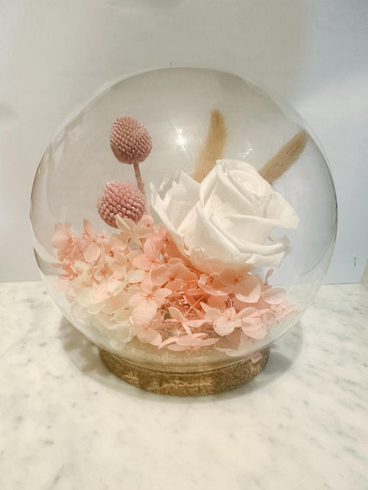 Sweet Pink Flower Dome