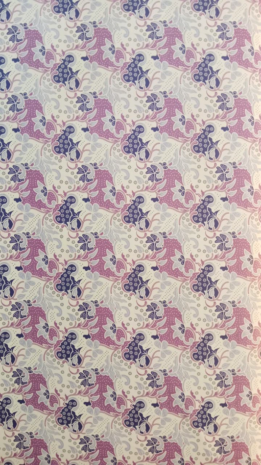Purple Batik Motif Wrapping Paper, Small
