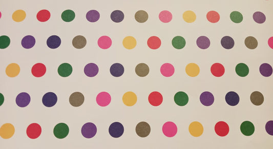 Cream Polkadots Wrapping Paper, Jumbo