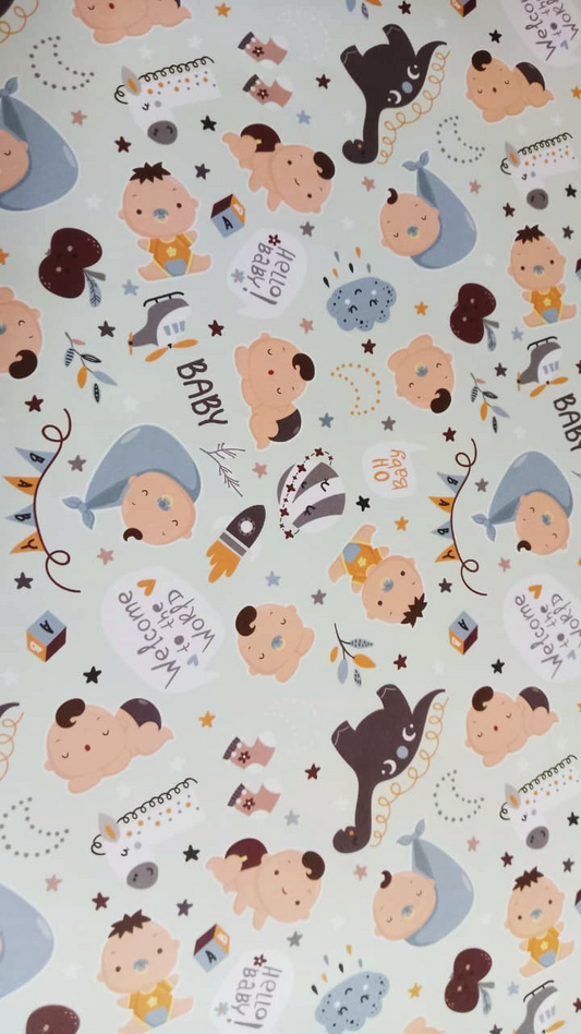 Welcome To The World BABY Wrapping Paper, Small