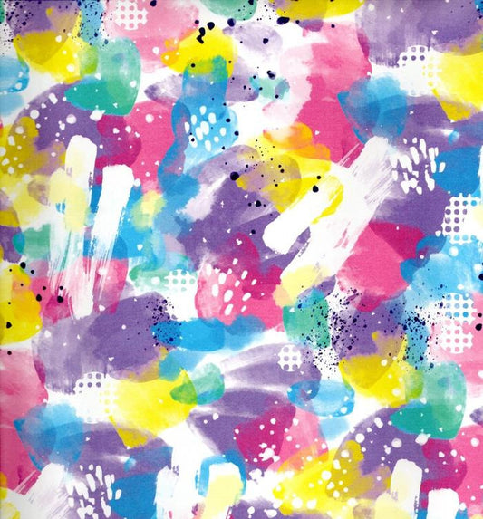 Abstract Purple Wrapping Paper, Small