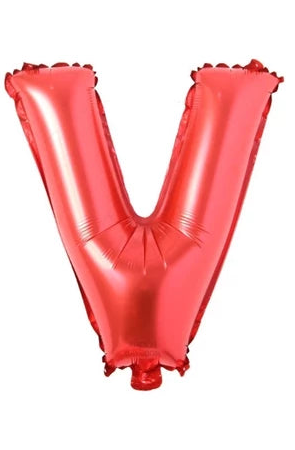 Red Letter Foil Balloon, 40 cm