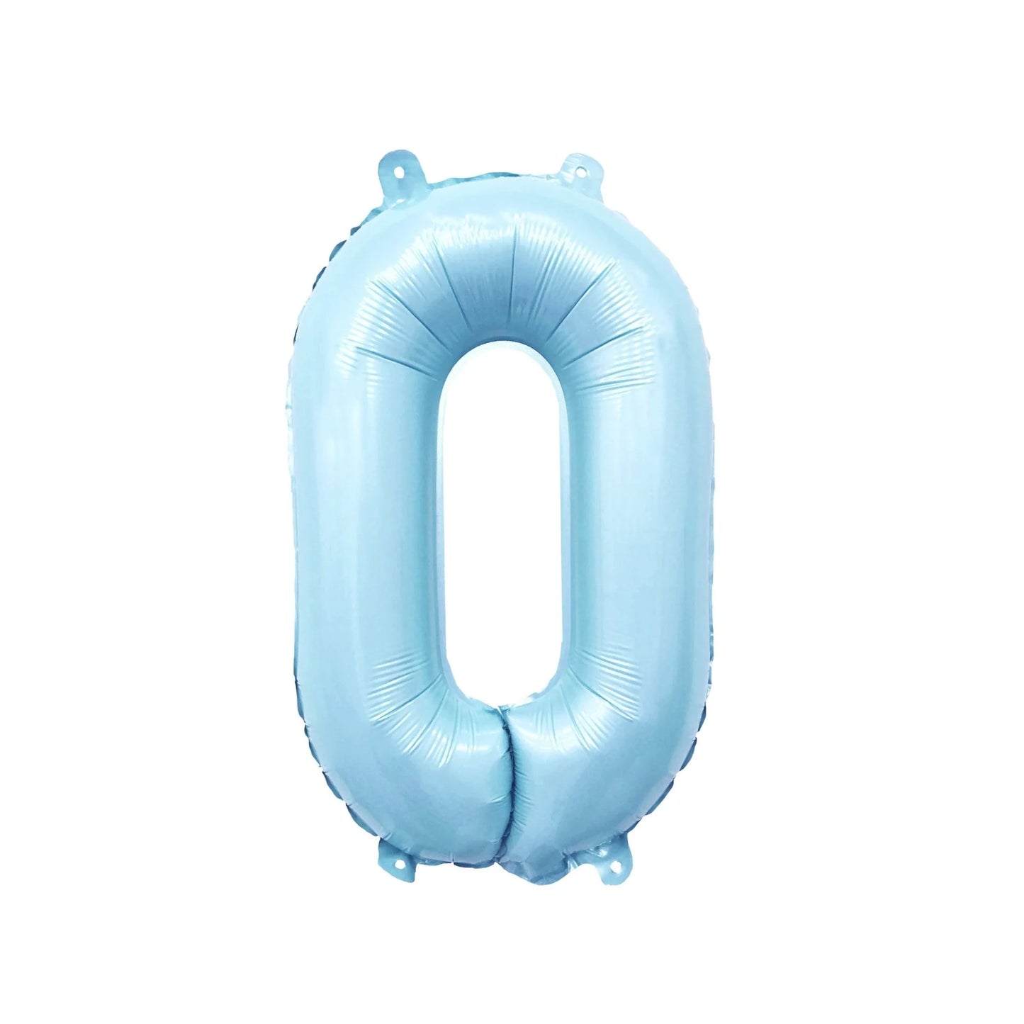 Pastel Blue Number Foil Balloon, 80 cm