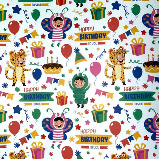 Kids in Costume Wrapping Paper, Jumbo