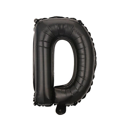 Black Letter Foil Balloon, 40 cm