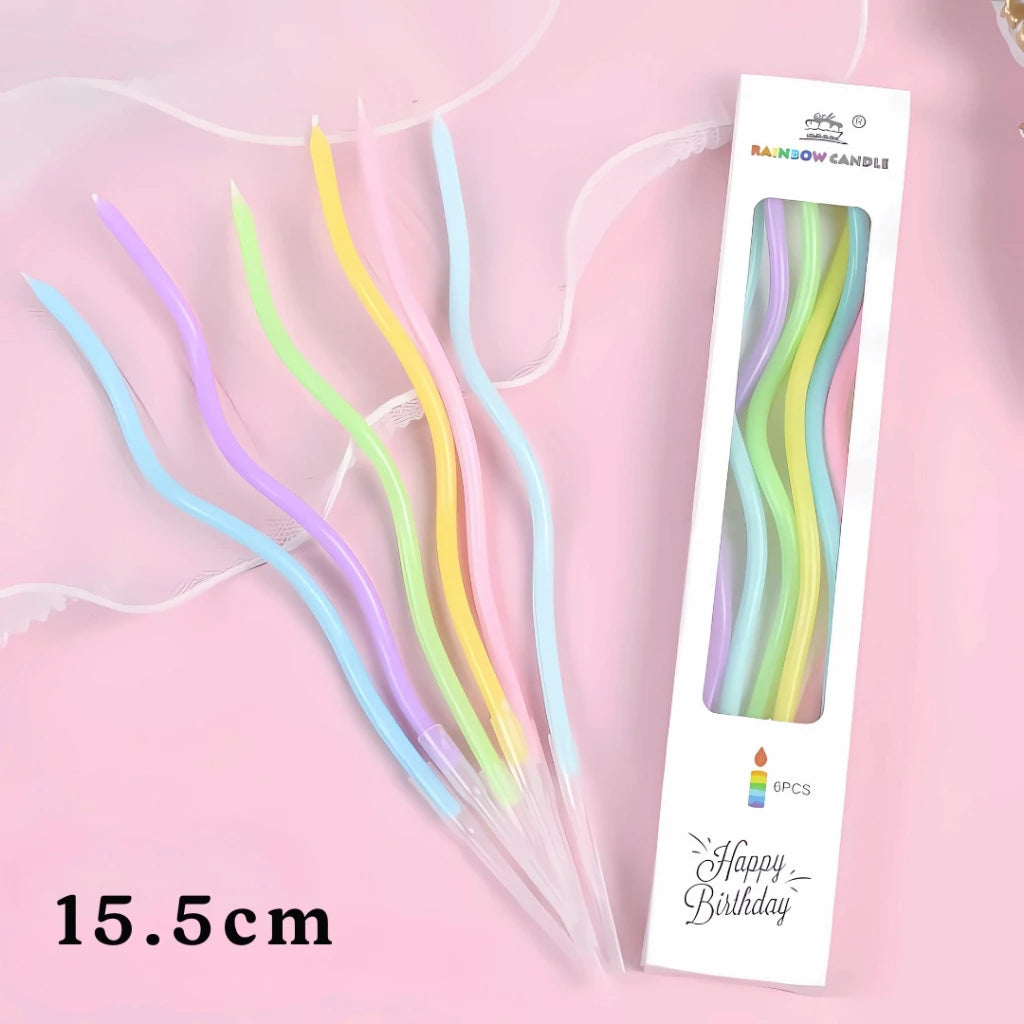 Spiral Candle Happy Birthday