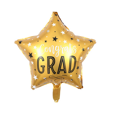 Graduation Theme Congrats Grad Gold Foil Balloon