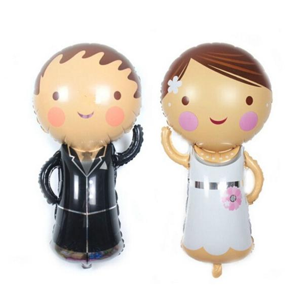 Bride And  Groom Foil Balloon
