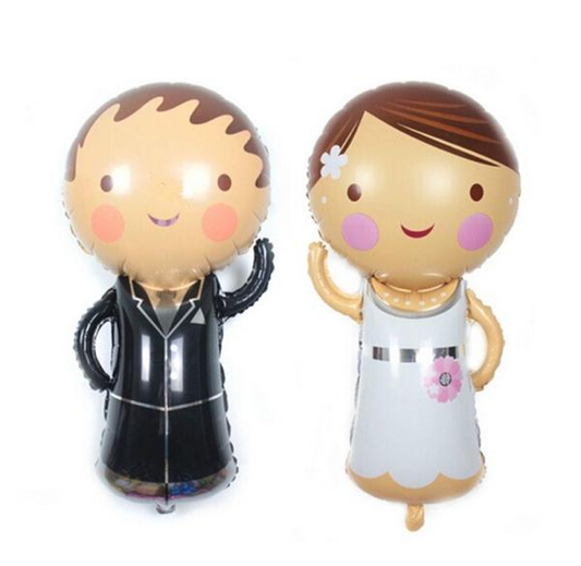 Bride And  Groom Foil Balloon