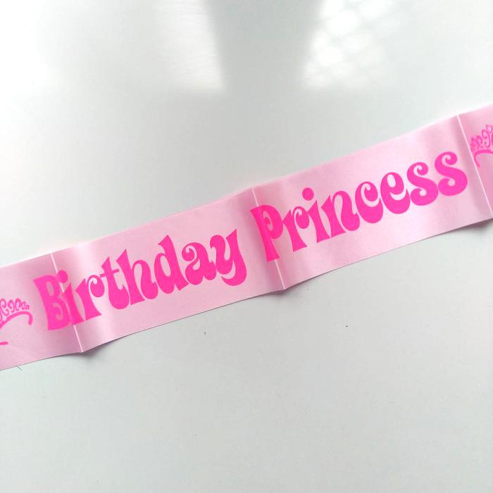 Sash Birthday Princess